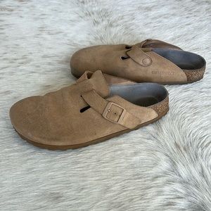 Birkenstock Boston suede in clay